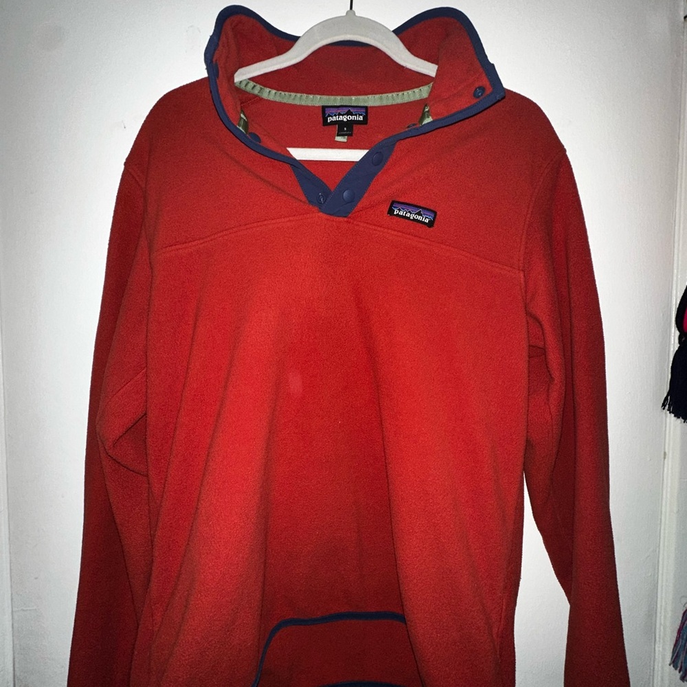 Patagonia Red Fleece Pullover